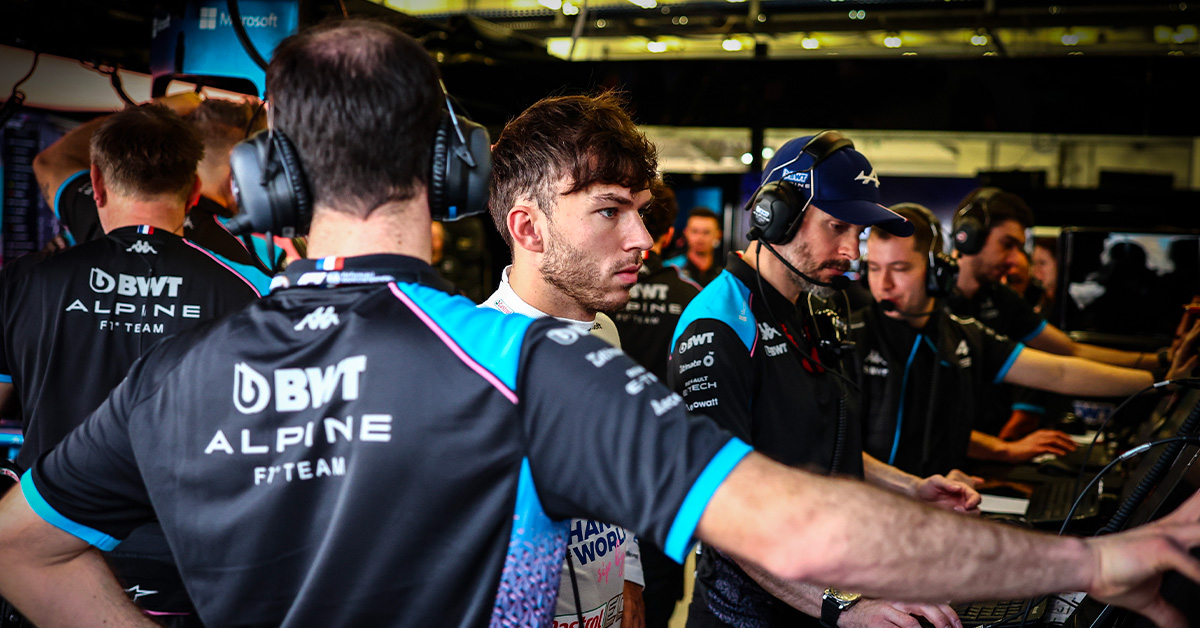 Désillusion pour les premières qualifications de Gasly avec Alpine