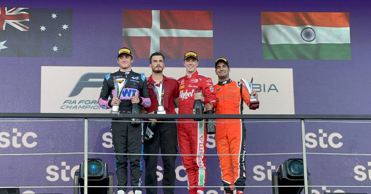 La victoire en course principale pour Frederik Vesti