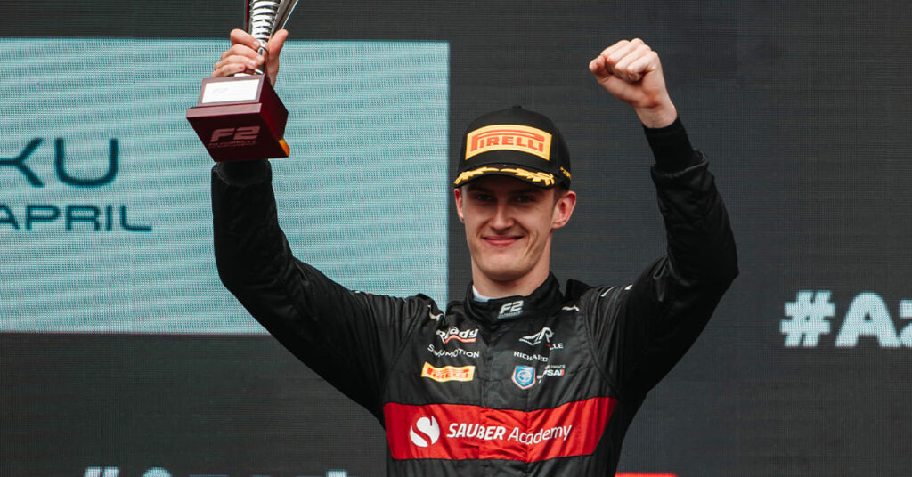 Théo Pourchaire, Azerbaïdjan 2023, Formule 2 - ©️ Alfa Romeo