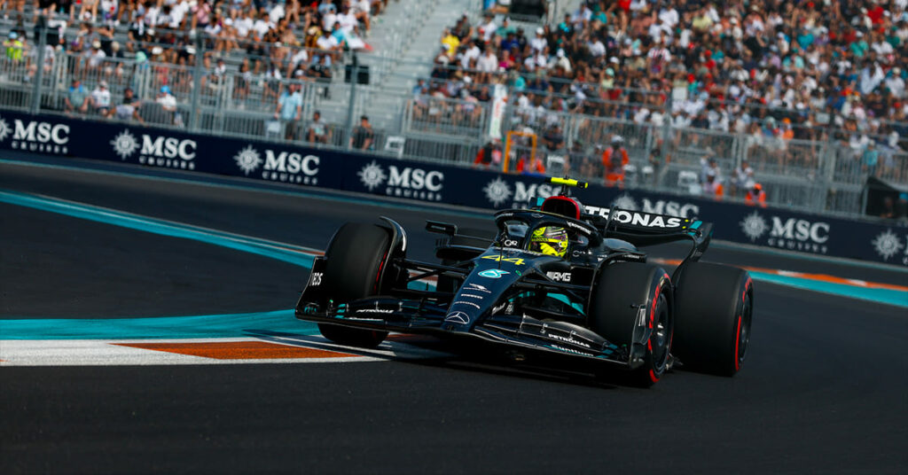 Hamilton, Mercedes, Miami 2023 - ©️Mercedes