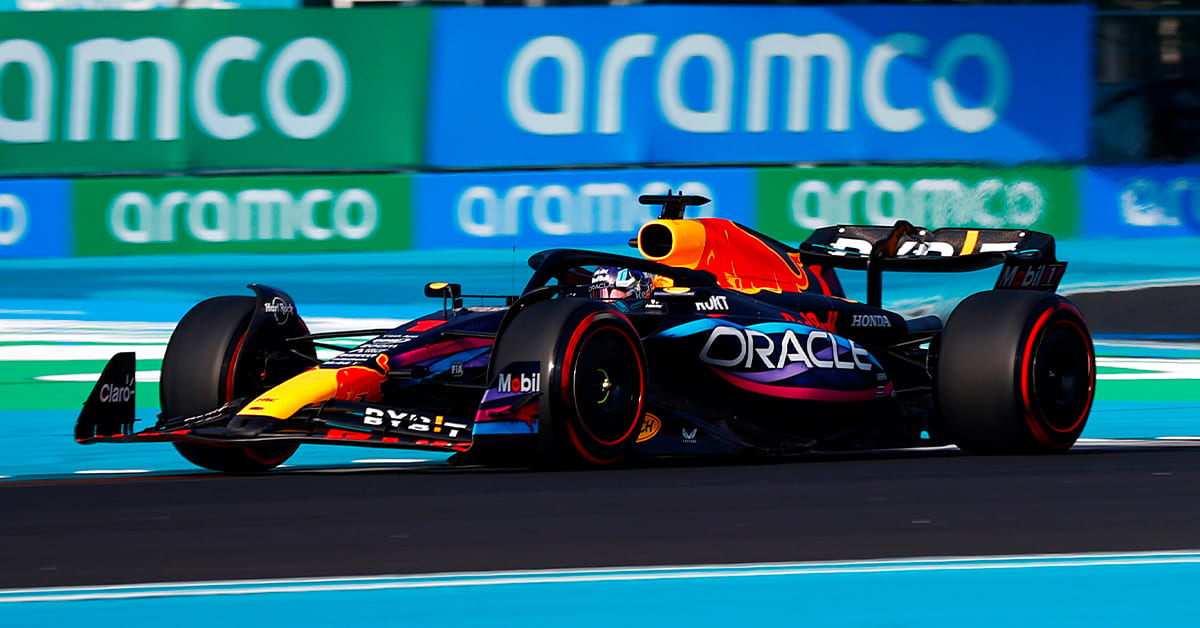 Miami EL3 – Verstappen impérial, Mercedes en difficulté