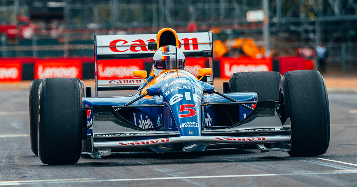 Vettel au volant de F1 de Senna et Mansell à Goodwood