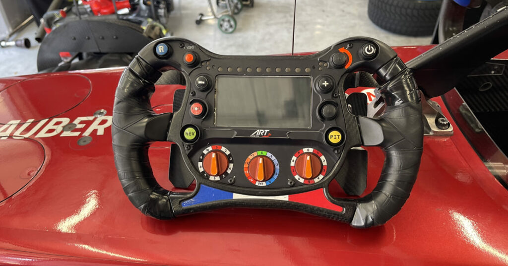 Volant Théo Pourchaire ART GP - Bastien Barata SecteurF1