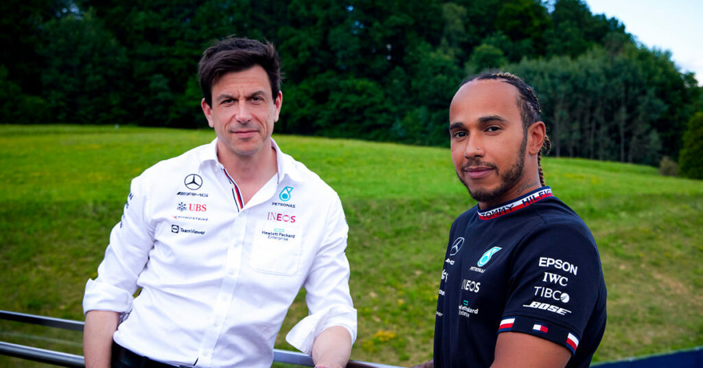 Wolff et Hamilton, Mercedes - ©️ Mercedes