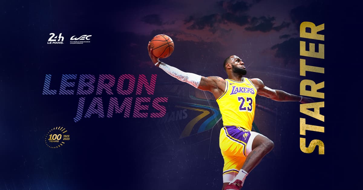 LeBron James donnera le départ des 24 Heures du Mans 2023