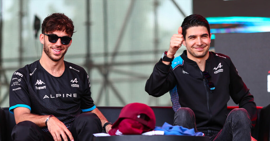 Gasly et Ocon, Alpine, Azerbaïdjan 2023 - ©️ Alpine