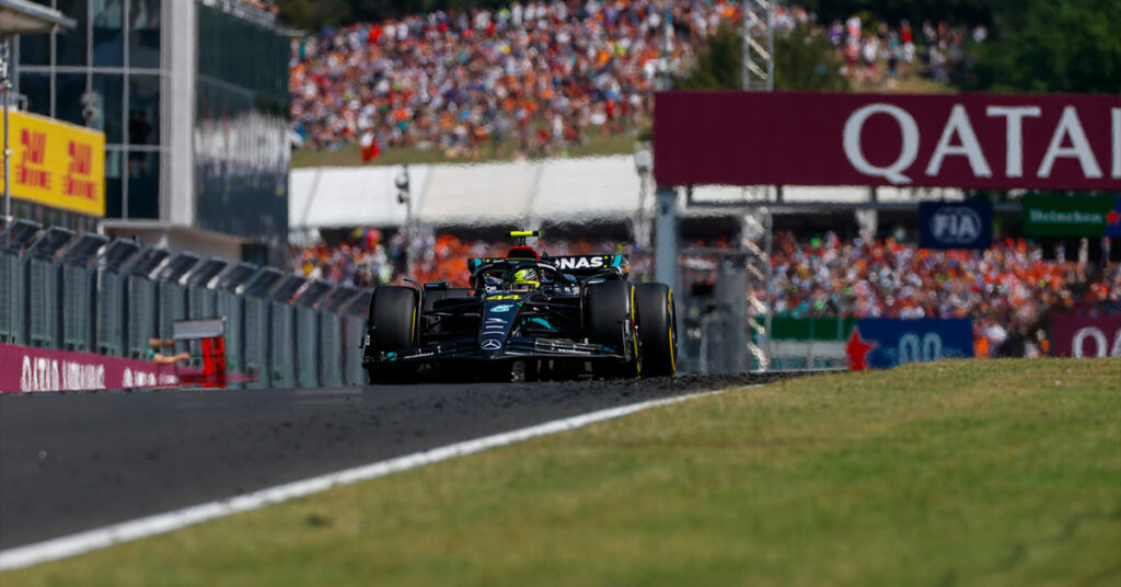 Hamilton, Mercedes, Hongrie 2023 - ©️ Mercedes