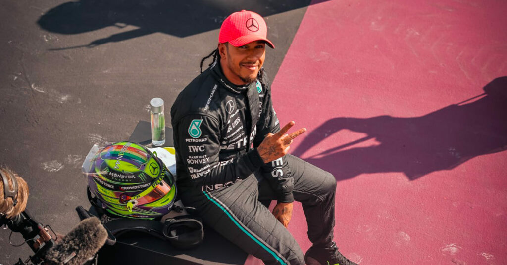 Hamilton, Mercedes, Hongrie 2023 - ©️ Hamilton / Twitter