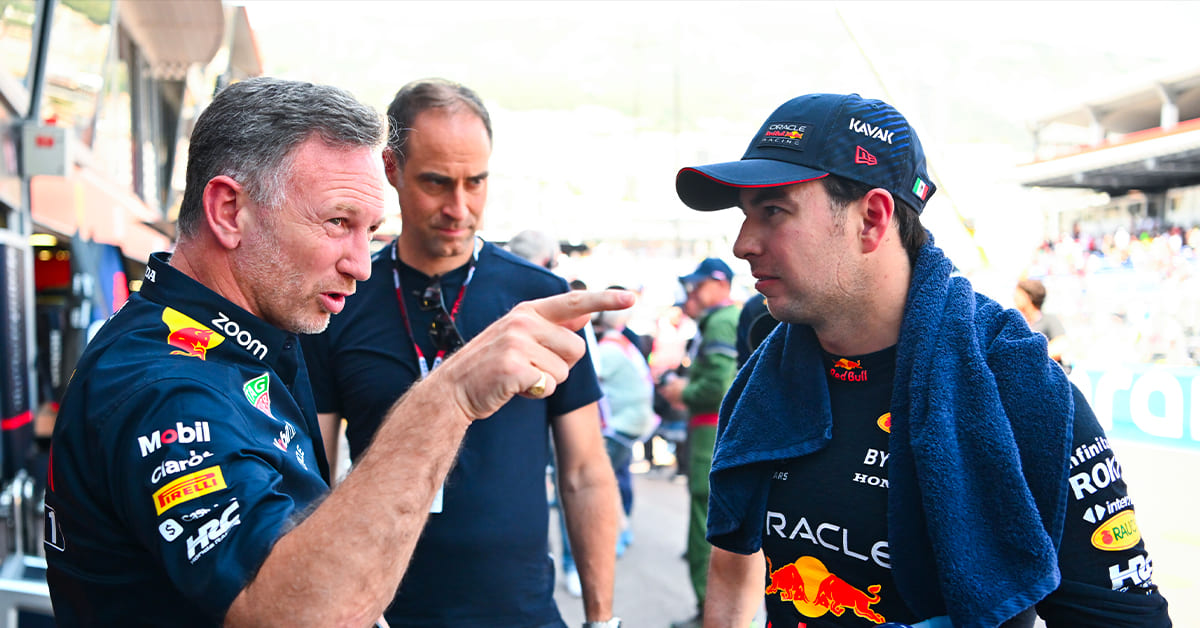 Horner agacé par l&rsquo;élimination de Pérez : “reste dans les lignes blanches !”