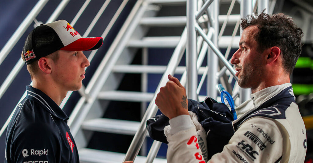 Lawson et Ricciardo, AlphaTauri, Hongrie 2023 - ©️ Red Bull Content Pool