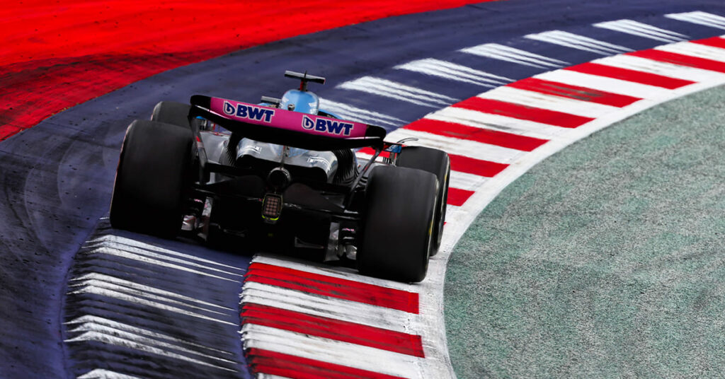 Track limits Ocon, Alpine, Autriche 2023 - ©️ Alpine