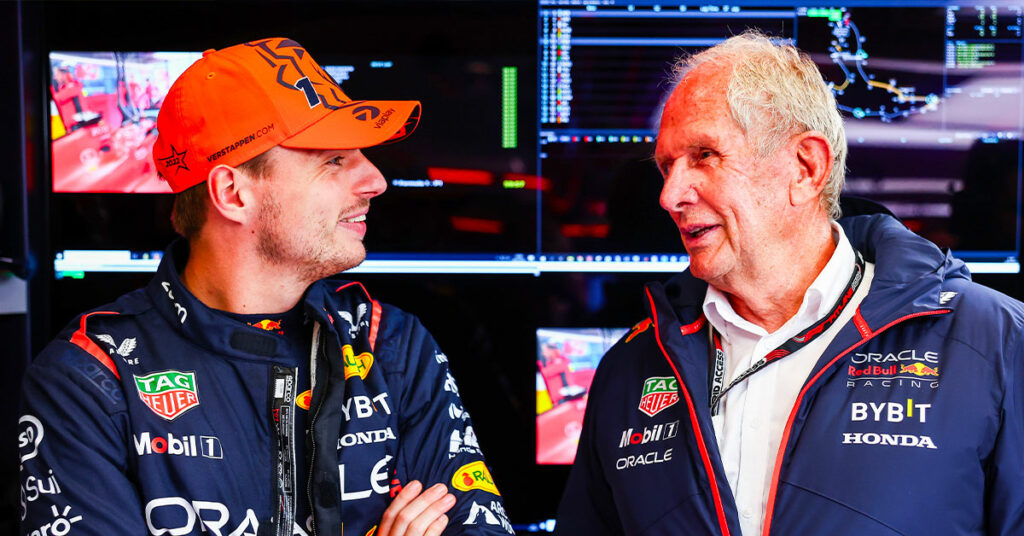 Verstappen et Marko, Belgique 2023 - ©️ Red Bull Content Pool