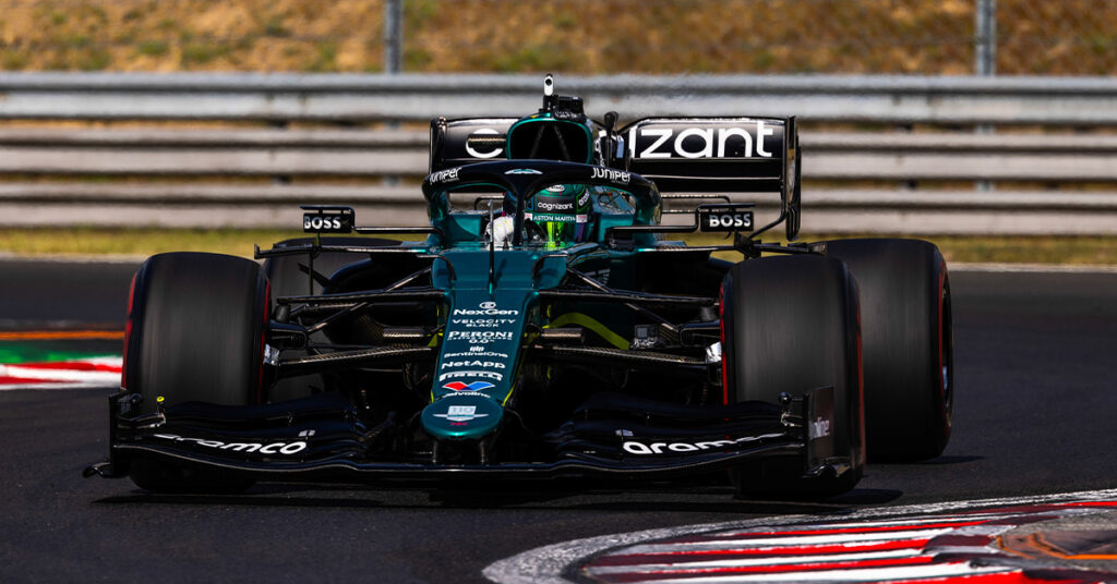 Hawkins, Aston Martin, Test AMR21 Hongrie 2023 - ©️ Aston Martin