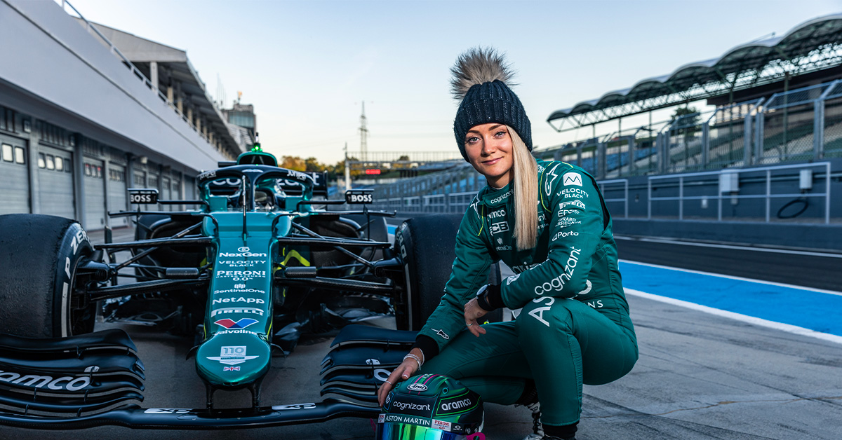 Jessica Hawkins première femme au volant d&rsquo;une F1 moderne depuis 2018