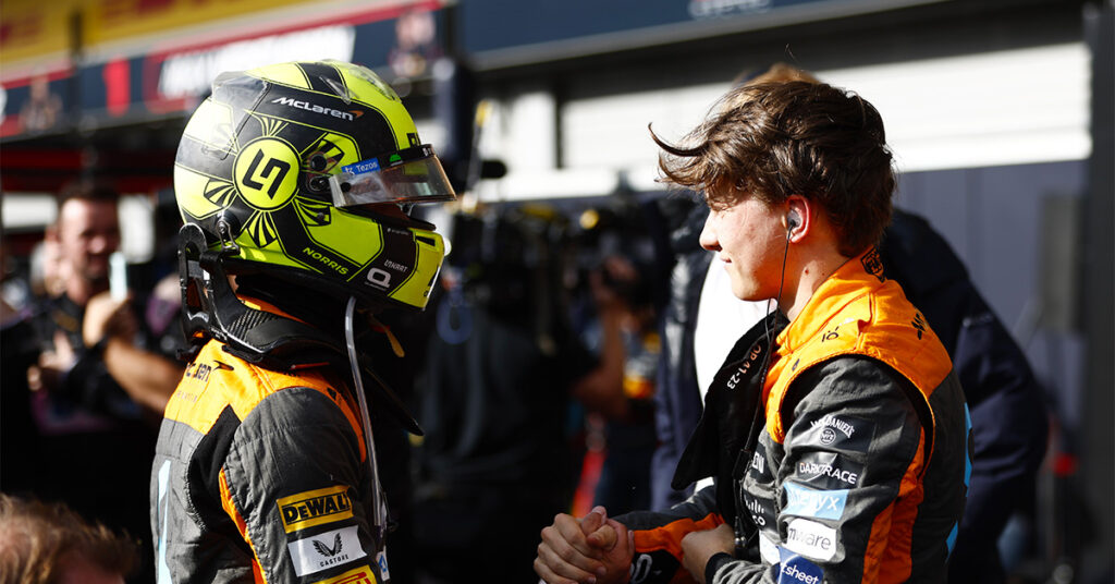 Norris et Piastri, McLaren, Belgique 2023 - ©️ McLaren