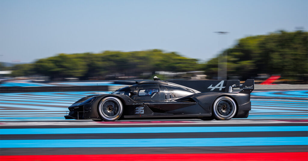 Premiers roulages de l'Alpine A424, Circuit Paul Ricard, 2023 - ©️ Alpine