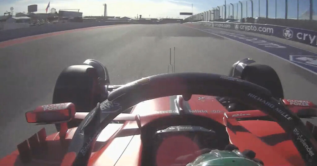 Leclerc, Ferrari, USA 2023 - ©️ F1TV